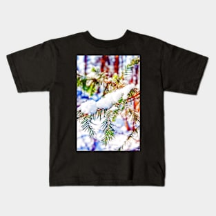 Colours in the Snow Kids T-Shirt